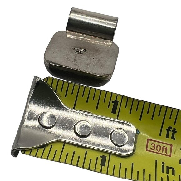 Mexico 925 Turquoise Pendant Lot Sterling Silver Southwestern Boho Artisan VTG - Picture 9 of 13